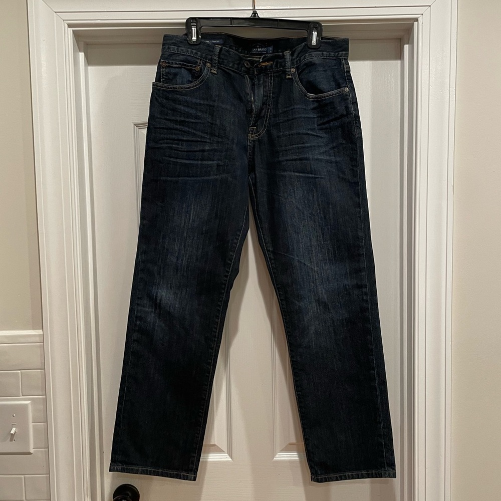 Lucky Brand Dark Indigo 221 Original Straight Jeans